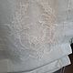 Roman linen curtain with voluminous embroidery in the center. Roman and roller blinds. Linenburg. My Livemaster. Фото №4