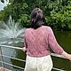 Заказать Ажурный кардиган. Элеганс онлайн-ателье Татьяны Шевчун. Ярмарка Мастеров. . Кардиганы Фото №3