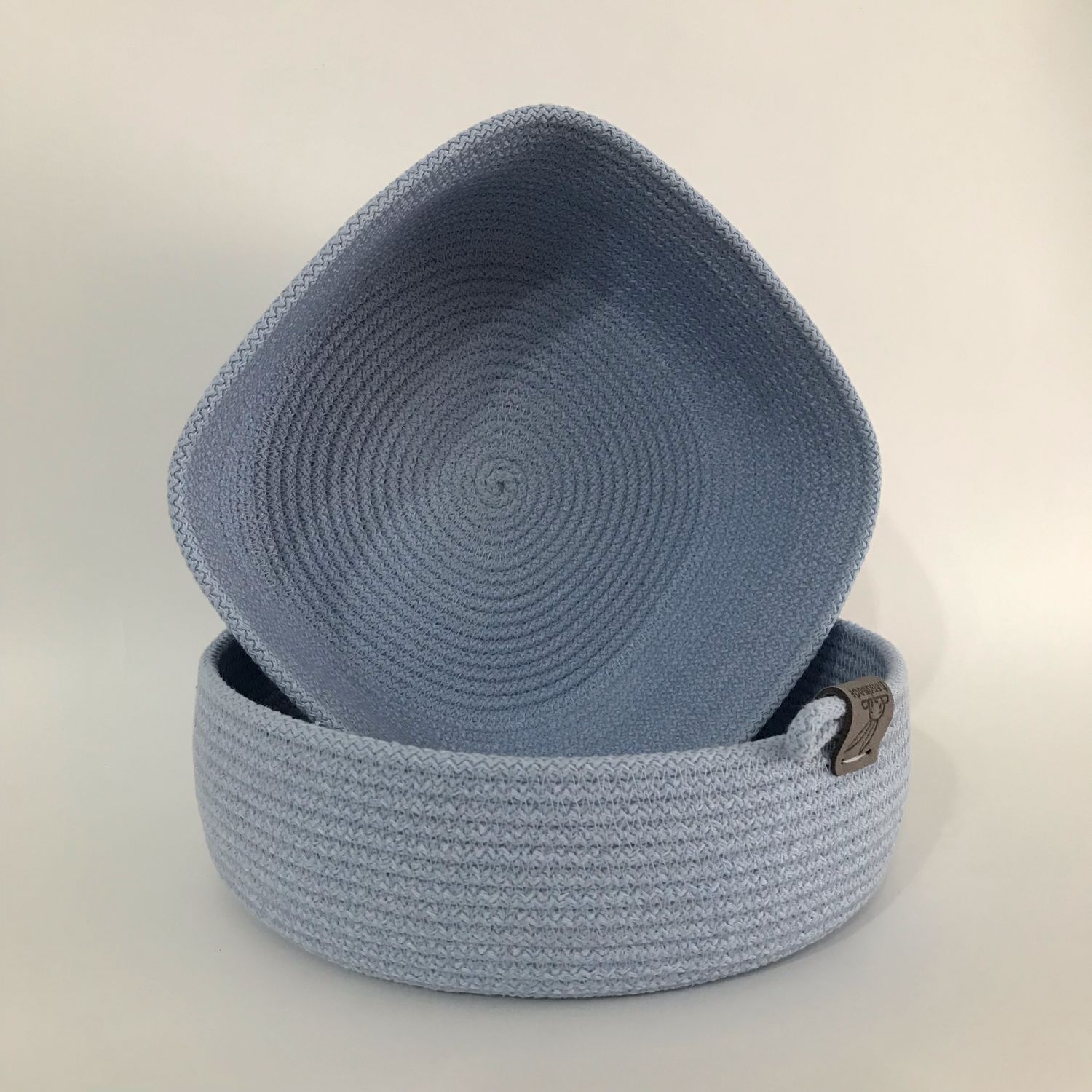 Квадратная корзина из хлопкового шнура в интернет-магазине на Ярмарке ...