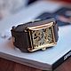 Stylish Quadro gold wrist watch, Watches, St. Petersburg,  Фото №1