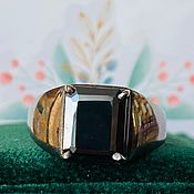 Украшения handmade. Livemaster - original item 20p Black diamond Ring to buy. Handmade.
