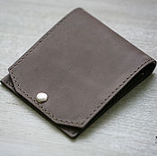 Сумки и аксессуары handmade. Livemaster - original item Berkeley Grey men`s wallet for bills and credit cards. Handmade.