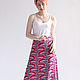 Skirt long Abstraction. Skirts. Skirt Priority (yubkizakaz). Online shopping on My Livemaster.  Фото №2