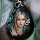 Pendant 'Rain can't last forever...'. Pendants. Hand-painted stones. Online shopping on My Livemaster.  Фото №2