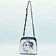 Сумочка кожаная "Я редкая птица". Классическая сумка. Кожаные сумки ALSWA. Интернет-магазин Ярмарка Мастеров.  Фото №2