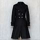 Women's black coat, demi-season, wool. Coats. EverSpring. Dresses and coats.. Online shopping on My Livemaster.  Фото №2