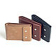 Order Travel genuine leather wallet (black). EZCASE - Leather Design Studio. Livemaster. . Wallets Фото №3