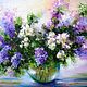 Original acrylic painting on canvas flowers, Pictures, Petrozavodsk,  Фото №1