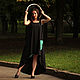 Linen Dress «Noir». Dresses. mongolia. Online shopping on My Livemaster.  Фото №2