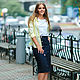 Oversized shirt from Italian cotton, lemon, Blouses, Vladivostok,  Фото №1