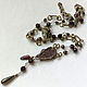Necklace made of lepidolite, tourmaline and garnet. Necklace. Sonia Dov jewellery. My Livemaster. Фото №6