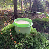 Косметика ручной работы handmade. Livemaster - original item Cream-gel with chlorophyll-carotene paste and Cetraria Spirit of the forest. Handmade.