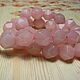Rose quartz biconus 10 mm, Beads1, Dolgoprudny,  Фото №1
