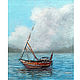 Картина маслом Лодка Морской пейзаж, Картины, Санкт-Петербург,  Фото №1