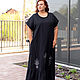 Boho dress black colour with embroidery, Dresses, Novosibirsk,  Фото №1