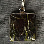Украшения handmade. Livemaster - original item Ophiocalcite pendant.. Handmade.