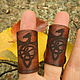 Leather Hair Clips For Ponytail / Braid With Dragon Engraving. Hairpins. Tatiana (Leather bracelets). My Livemaster. Фото №6