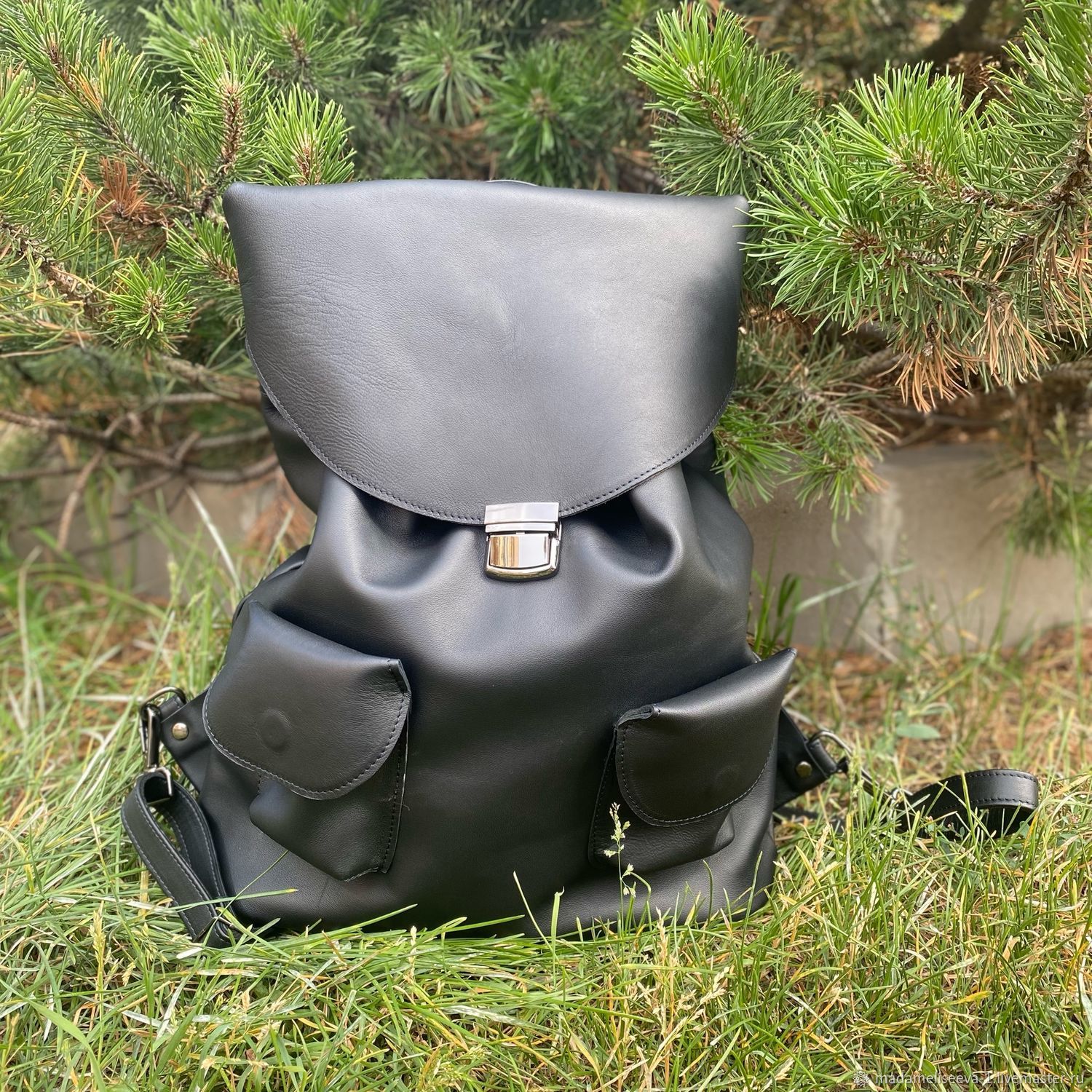 Рюкзак кожаный женский MOROCCO черный в интернет-магазине Ярмарка ...