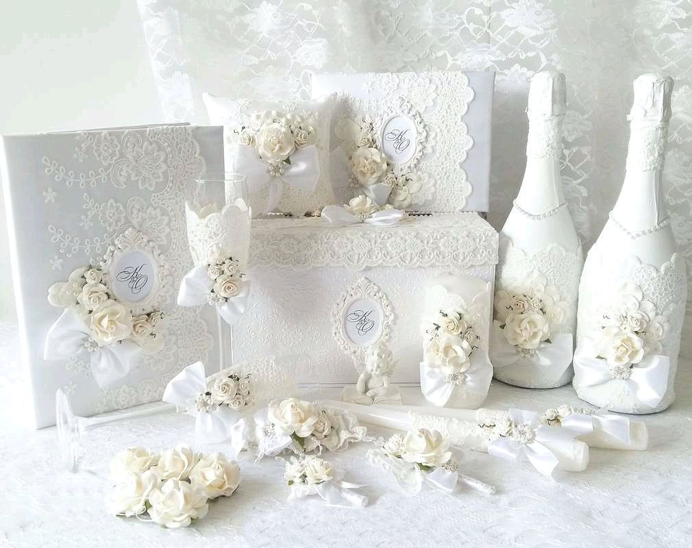Свадебный набор белый