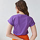 Loose Cotton Violet Jumper, Basic Purple T-shirt. T-shirts. mozaika-rus. My Livemaster. Фото №5