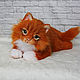 Redhead kitty. Teddy Toys. Plush history. Online shopping on My Livemaster.  Фото №2
