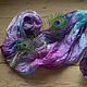 Scarf silk "Sea nymph". Scarf silk batik. Scarves. Pictures and silk. My Livemaster. Фото №4