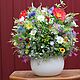 Букет цветов в вазе Настя 2,3. Композиции. Alla_flora_dekor. Ярмарка Мастеров.  Фото №6