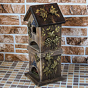 Для дома и интерьера handmade. Livemaster - original item Double tea house made of pine 