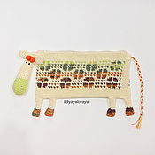 Сумки и аксессуары handmade. Livemaster - original item Beauticians: Cosmetics knitted Cow. Handmade.