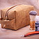 Men's leather handbag with zipper 'Kraft'. Travel bags. Konstantin (SunLeaves). Интернет-магазин Ярмарка Мастеров.  Фото №2