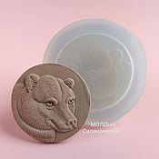 Материалы для творчества handmade. Livemaster - original item Silicone Mold 4 cm Bear Silicone Mold for Cabochons. Handmade.