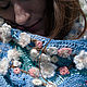 Shawl crochet 'Blossoming almond' based on W. van Gogh. Shawls. asmik (asmik). Online shopping on My Livemaster.  Фото №2