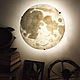 Ночник (бра) - Луна с улыбкой 25 см. Ночники. Lampa la Luna byJulia. Интернет-магазин Ярмарка Мастеров.  Фото №2