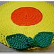 The Mat is handmade from cord Fruit. Carpets. knitted handmade rugs (kovrik-makrame). Online shopping on My Livemaster.  Фото №2