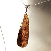 Украшения handmade. Livemaster - original item Large pendant made of natural Baltic amber (331). Handmade.