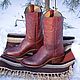 Brown Handmade Cowboy Boots. Cossacks shoes. Cowboy belts and bags. Online shopping on My Livemaster.  Фото №2