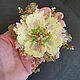 Pin brooch 'Peony', Brooches, Moscow,  Фото №1
