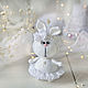 Bunny in a white lace skirt. Stuffed Toys. fesartdecor (fesartdecor). Online shopping on My Livemaster.  Фото №2