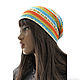 Organic knitted hat. Caps. avokado. Online shopping on My Livemaster.  Фото №2