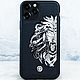 Euphoria HM Premium Noble Lion - кожаный чехол iPhone со львом, Чехол, Иваново,  Фото №1