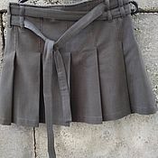 Винтаж handmade. Livemaster - original item Vintage clothing: pleated skirt, wool with polyester, Romania. Handmade.