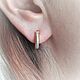 Order Hoop earrings: ' Oberin'-gold 585. masterskai. Livemaster. . Congo earrings Фото №3