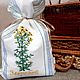 A bag for storing herbs 'St. John's Wort'. Bags. babushkin-komod. Online shopping on My Livemaster.  Фото №2