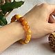 Bracelet made of Baltic amber, with a faceted insert. Bead bracelet. Mark Amberstein, sale amber products. My Livemaster. Фото №6