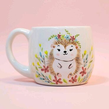 Посуда ручной работы. Ярмарка Мастеров - ручная работа Кружка из полуфарфора. Handmade.
