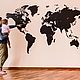 World map GIANT 280h170 cm, World maps, Moscow,  Фото №1