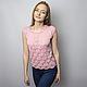 Knitted top with an openwork pattern. Tanks. Knitwear shop Fairy Tale by Irina. Online shopping on My Livemaster.  Фото №2