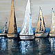 Interior painting Sailboats painting boats sailing regatta. Pictures. Lana Zaitceva. My Livemaster. Фото №5