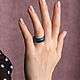 Ring made of wood and resin 'Arctic'. Rings. greenwood44. Online shopping on My Livemaster.  Фото №2