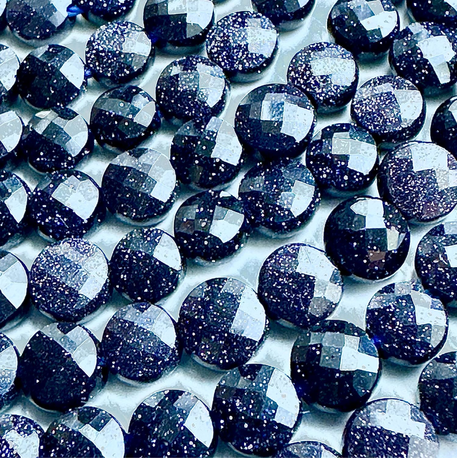 Авантюрин синий, монета 5 мм купить в интернет-магазине Ярмарка ...